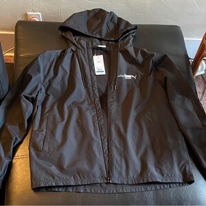 Brand New Puma Black Windbreaker Jacket